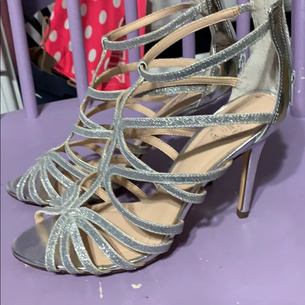 Silver heels